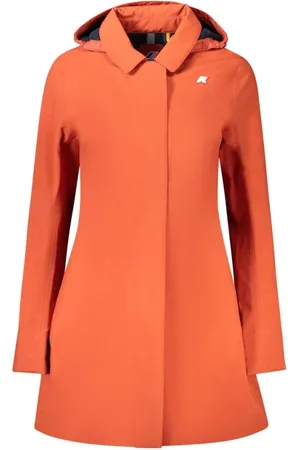 K-Way Jacka, Dam, S, Polyester, Röd Polyester Trench Coat