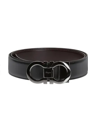 Salvatore Ferragamo Accessoarer, Herr, 85 CM, Läder, Vändbart läderbälte