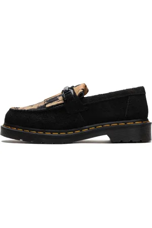 Dr. Martens Skor, Herr, 46 EU, Mocka, Elegant Svart Mocka Loafers