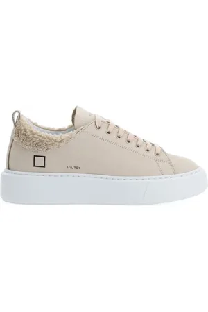 D.A.T.E. Skor, Dam, 36 EU, Läder, Logodetalj Lädersneaker