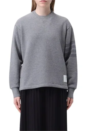 Thom Browne Sweatshirts & Hoodies, Dam, 2Xs, Klassisk Grå Sweatshirt för Kvinnor