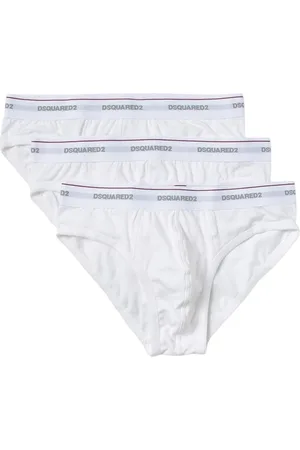 Dsquared2 Underkläder, Herr, L, Bomull, Vitt Briefs Set för Män