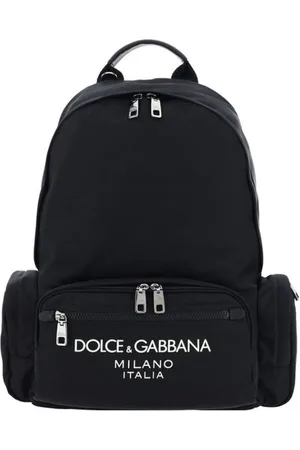 Dolce & Gabbana Väska, Herr, ONE Size, Nylon, Lyxig Ryggsäck med Flera Fickor