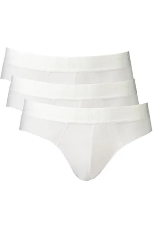 Bikkembergs Underkläder, Herr, XL, Läder, Vitt Herrunderkläder Trio Pack