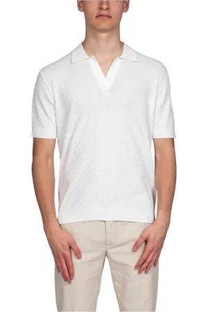 Paolo Pecora Topp, Herr, S, Krämig Herr Polo Skjorta