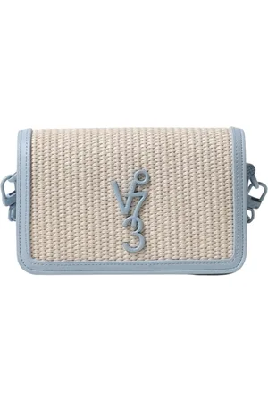 V°73 Väska, Dam, ONE Size, Läder, Svart Raffia Crossbody Väska