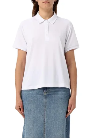 Blauer Topp, Dam, XS, Vit Polo Skjorta Kort Ärm