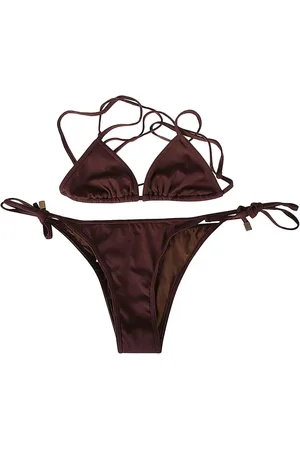 The Attico Badkläder, Dam, L, Läder, Bikini Badkläder för Kvinnor