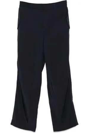 Emporio Armani Byxor, Herr, L, Blå exklusiva byxor med fickor