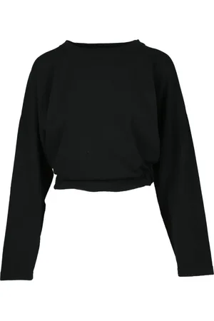 Dondup Sweatshirts & Hoodies, Dam, S, Polyester, Avslappnad Stickad Topp Viskos Polyester Blandning