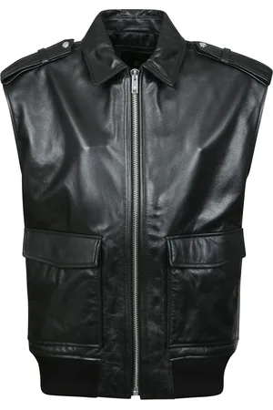 ANINE BING Jacka, Dam, S, Läder, Vintage Läder Oversized Vest