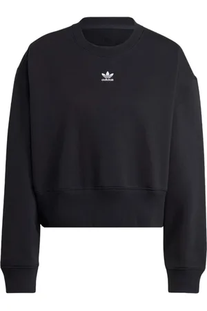 adidas Sweatshirts & Hoodies, Dam, L, Bomull, Essentials Crew Sweatshirt