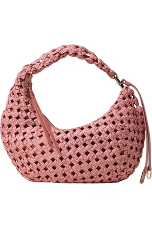 Borbonese Väska, Dam, ONE Size, Rosa Mini Väska med Justerbar Rem
