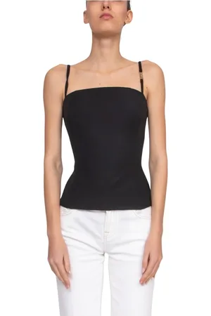 VERSACE Topp, Dam, M, Svart Dam Top Cady Tecno Light