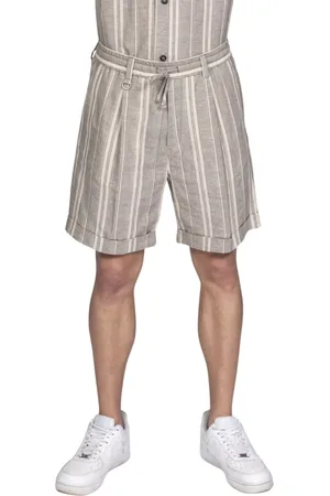 Paolo Pecora Shorts, Herr, S, Randig Bermuda Shorts för Män
