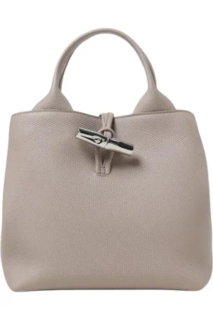 Longchamp Väska, Dam, ONE Size, Läder, Stilren Svart Toteväska
