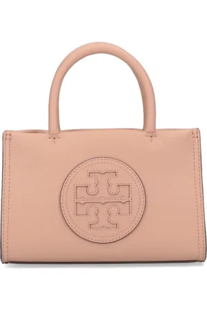 Tory Burch Väska, Dam, ONE Size, Bomull, Brun Mini Shoppingväska