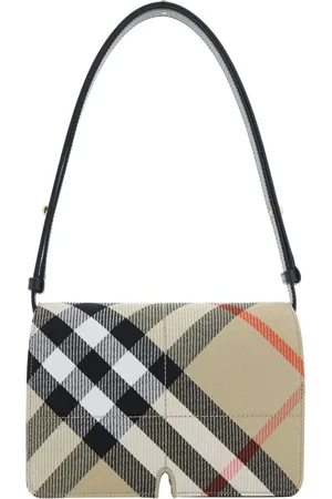Burberry Väska, Dam, ONE Size, Klassisk Axelväska med Ikoniskt Rutigt Mönster