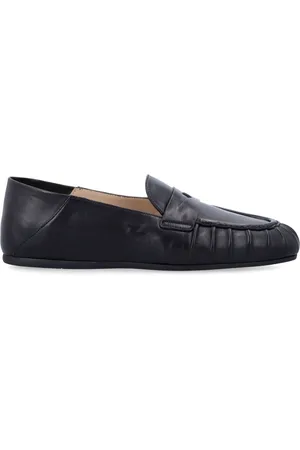 Stuart Weitzman Skor, Dam, 38 EU, Läder, Svarta Stängda Tå Loafer Skor