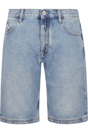 The Attico Shorts, Dam, W28, Denim, Denim Shorts med 5 Fickor och Knapp