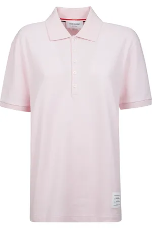 Thom Browne Topp, Herr, M, Bomull, Polo med korta ärmar och knappar fram