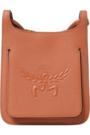 MCM Väska, Dam, ONE Size, Läder, Orange Läder Axelväska