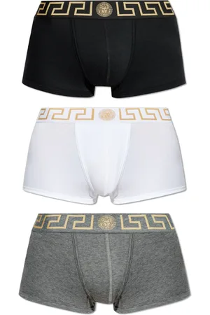 VERSACE Underkläder, Herr, 3Xl, Bomull, Trepack boxershorts med logotyp