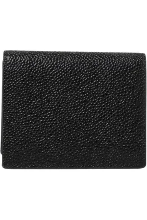 Thom Browne Accessoarer, Herr, ONE Size, Läder, Kornat Läder Korthållare Plånbok
