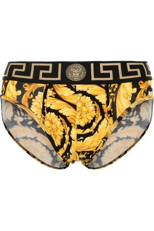 VERSACE Underkläder, Herr, 3Xl, Läder, Barocco Print Underkläder