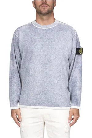 Stone Island Stickade tröjor & koftor, Herr, XL, Snygg Herrtröja