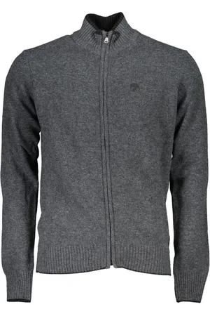 North Sails Stickade tröjor & koftor, Herr, XL, Kashmir, Grå Polyamid Cardigan