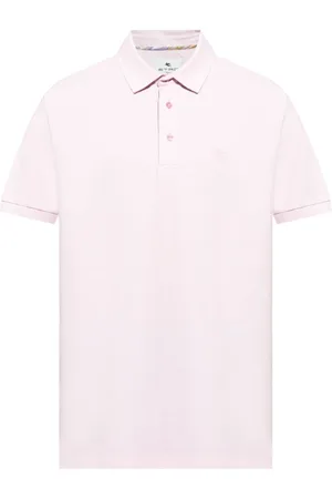 Etro Topp, Herr, XL, Bomull, Lyxig Vit T-shirt Polo