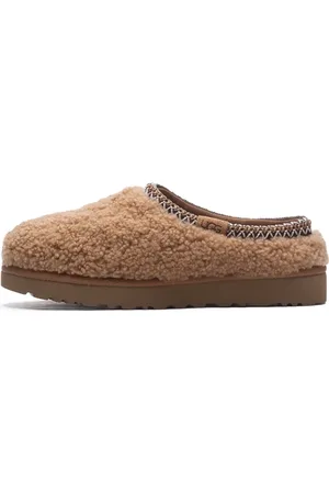 UGG Skor, Dam, 39 EU, Läder, Maxi Curly Chestnut Slip-On Skor