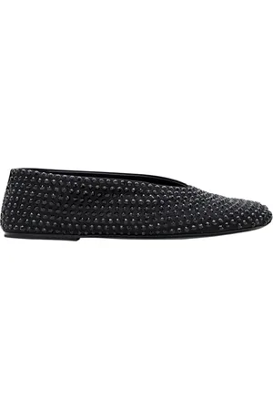 Khaite Skor, Dam, 36 EU, Läder, Kristall Ballerina Flats