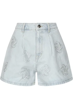 ROTATE Shorts, Dam, W25, Denim, Denim Studs Shorts