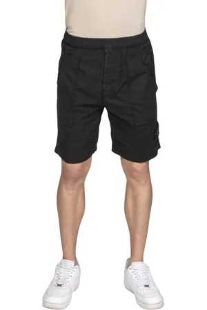 Stone Island Shorts, Herr, W31, Svarta Bermuda Comfort Shorts