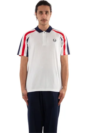Sergio Tacchini Topp, Herr, L, Ny Blow Ribbad Pikétröja