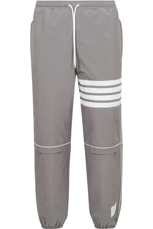 Thom Browne Byxor, Herr, S, Sportiga Ripstop Elastisk Midja Ankelbyxor