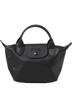 Longchamp Väska, Dam, ONE Size, Läder, Mini TopHandle Väska i Klassisk Svart