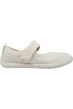 Camper Skor, Dam, 39 EU, Läder, Vita Mary Jane Ballet Flats