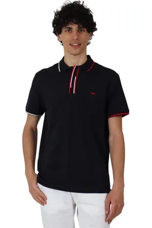 HARMONT&BLAINE Topp, Herr, 2Xl, Bomull, Polo MED Multifärgad Kant