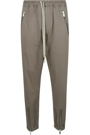 Rick Owens Byxor, Herr, XL, Bomull, Urban Track Pants med dragkedjefickor