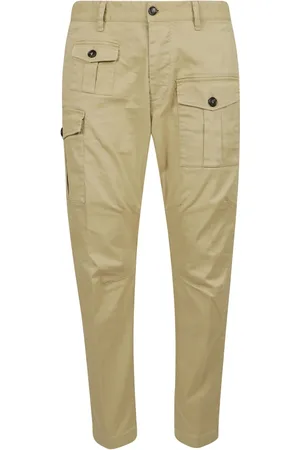 Dsquared2 Byxor, Herr, L, Bomull, Cargobyxor med dold knappstängning