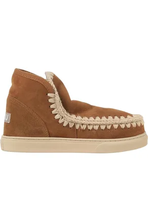 Mou Skor, Dam, 36 EU, Mocka, Brun High Top Sneaker Stövlar