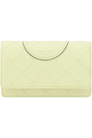 Tory Burch Accessoarer, Dam, ONE Size, Läder, Vit Mini Plånbok med Stil