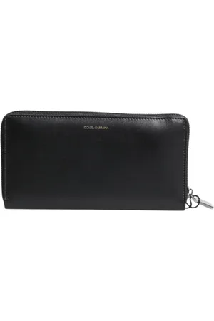 Dolce & Gabbana Accessoarer, Herr, ONE Size, Läder, Exotiskt Läder Präglad Kontinental Herr Plånbok