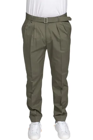 Paolo Pecora Byxor, Herr, S, Khaki Herrbyxor Stilfull Modell