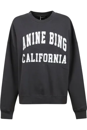 ANINE BING Sweatshirts & Hoodies, Dam, M, Bomull, Vintage Bomullsweatshirt Miles Modell