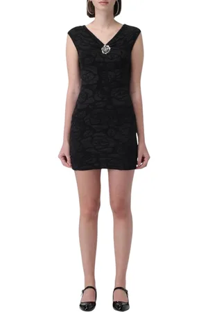 BLUMARINE Klänning, Dam, L, Elegant Rose Print Mini Dress