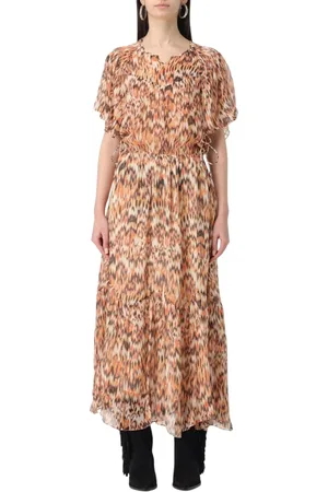 Isabel Marant Klänning, Dam, S, Vibrant Ruffled Midi Klänning